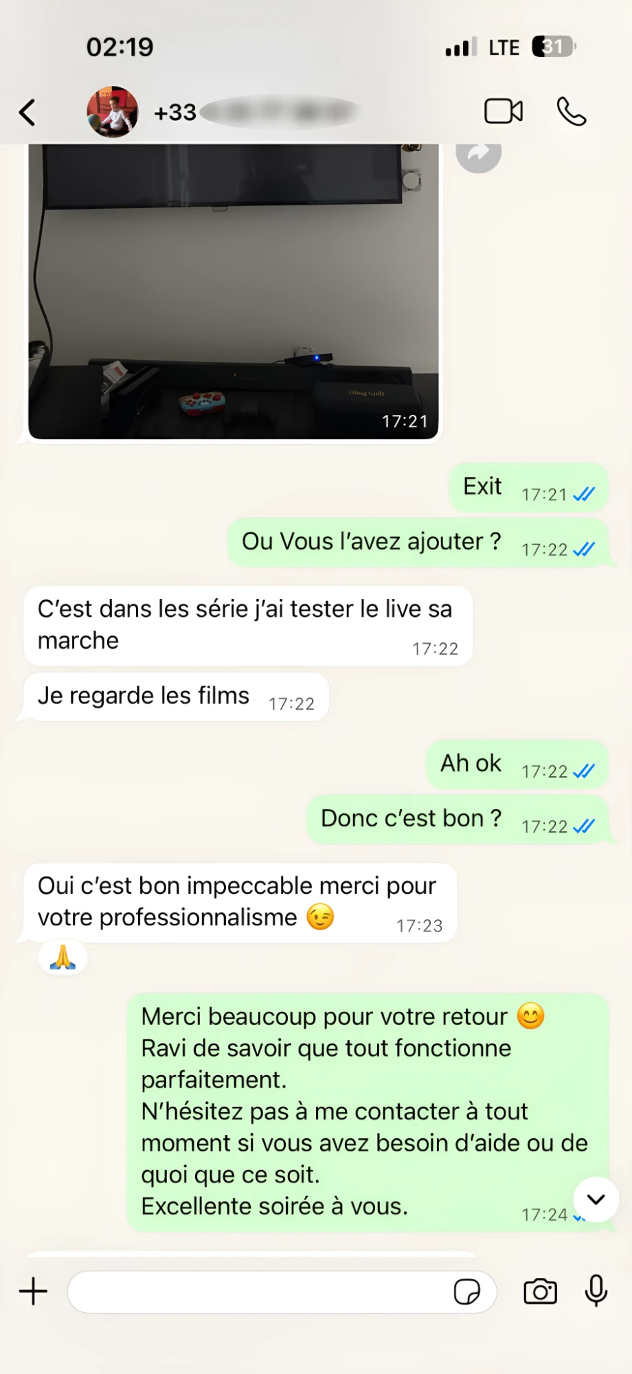 Avis client Inès Toulouse — Premium